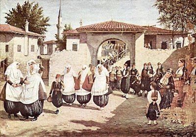 Dasma shkodrane, kompozim në vaj