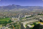 Shkodra, pamje nga kalaja